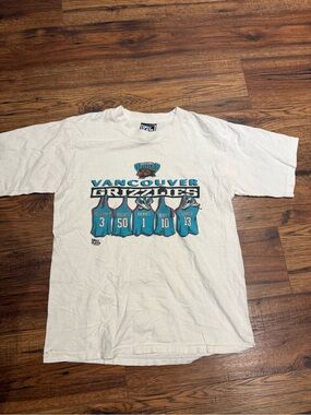 Vintage Vancouver Grizzlies 90’s NBA Pro Player Graphic Jersey Shirt Bibby